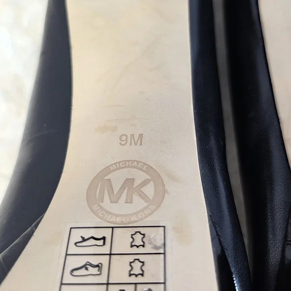 Michael Kors Black Leather Heels - Picture 8 of 9